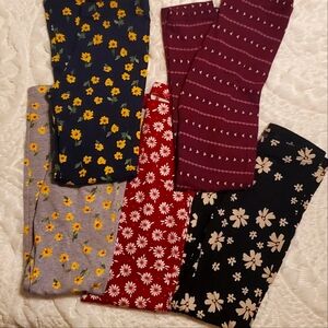 5 Pair Old Navy Leggings Size 8